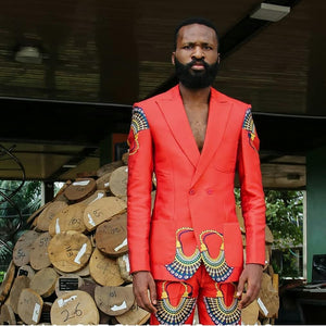 Chraoni Double Breasted  Suit