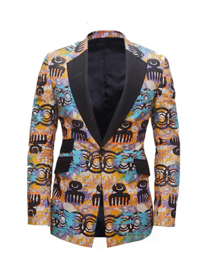 Kamsi Tcharles Comba Ankara Jacket